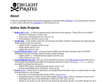 Tablet Screenshot of daylightpirates.org